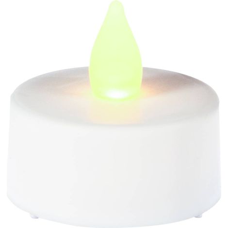 Lot de 16 Bougies lumineuses à LED Blanc D 3,8 cm - Atmosphera (1/3)
