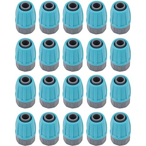 CSPARKV 15 piezas de 16 mm, conectores de tuerca de seguridad para mangueras de riego, accesorios de riego por goteo, adaptador de conectores de púas de bloqueo, accesorio de manguera de riego por got (1/5)