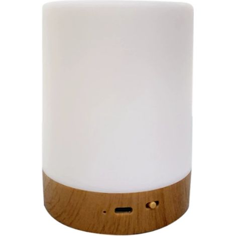 Lampe de chevet tactile sans fil à intensité variable avec minuterie et 3 niveaux de luminosité (1/5)