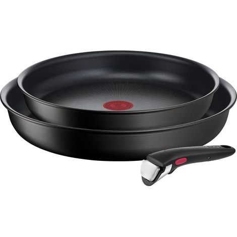 Tefal Ingenio Unlimited sartenes antiadherentes negras 24 y 28 cm