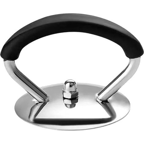 Stück hitzebeständiger Deckelknopf, Ersatzgriff, Edelstahlknopf, ergonomischer/bequemer Griff, einfach zu montieren/auszutauschen, schwarze Farbe für Küchenutensilien (1/5)