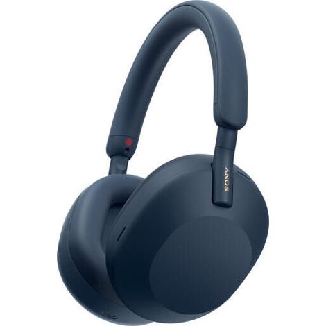 Auriculares supraaurales Sony WH-1000XM5 azules (1/4)