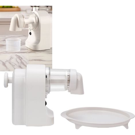 Máquina de hielo raspado USB – Máquina silenciosa para hielo picado – Máquina para granizados para cócteles de fiesta – 1100 g de ABS con 4 vasos (1/5)
