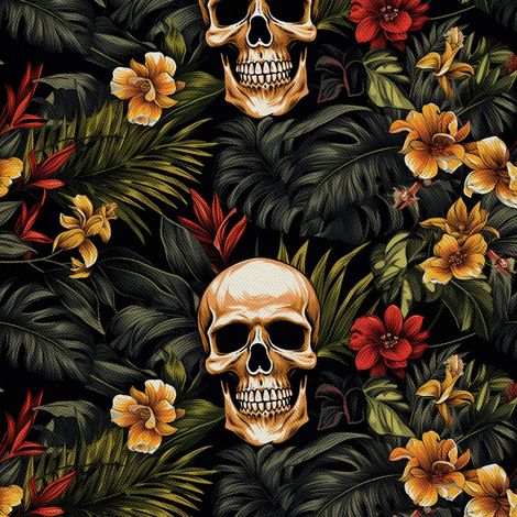 Tela Oxford decorativa para exteriores - Motivo de calavera I DX4856 (1/5)