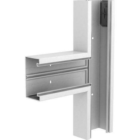 OBO Bettermann Pieza en T 70x130mm Cloruro de polivinilo blanco puro RAL 9010, 6274560
