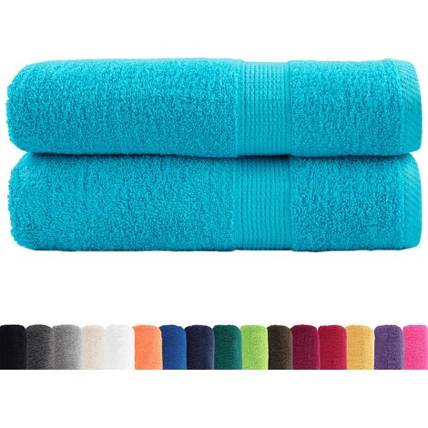 Essuie-mains de qualité supérieure SOLUND 2 pcs turquoise (1/5)