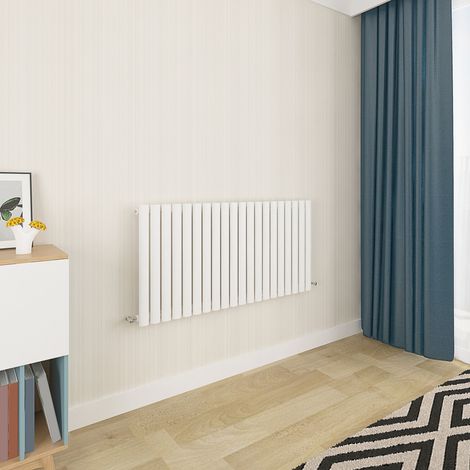 Acezanble White Oval Column Radiator 600 x 1180mm Single Panel (1/5)