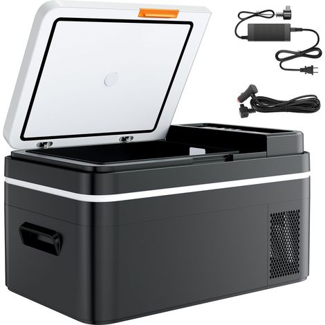 Réfrigérateur de voiture 22L, 12/24V DC et 100-240V AC, compresseur -20°C à 20°C, contrôle par APP, portable pour camping, bateau et pêche. (1/5)