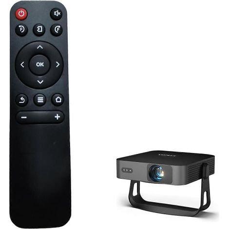 Télécommande compatible avec le vidéoprojecteur domestique VOPLLS R1 et le mini-vidéoprojecteur (non compatible avec d'autres modèles, même s'ils peuvent se ressembler). (1/2)