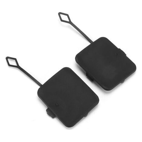 Couvercle de crochet de remorquage pour pare-choc arrière, 2 pièces, ABS noir 51127272415, remplacement pour X3 F25 2011 – 2014 (1/5)