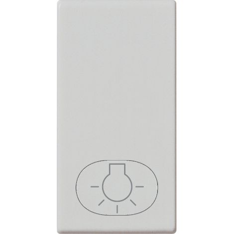 VIMAR - 14021.L.SL Tasto 1M simbolo luce Silver