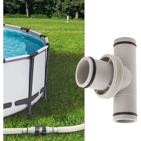 Accessoires de Piscine Té Raccord 1.5in à 2 x 1.25in pour Tuyau Flexible-AUTRES (1/5)
