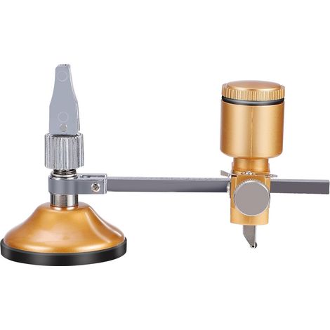 Outil de Coupe Circulaire pour Verre, Coupe-verre Simple, Or (1/5)