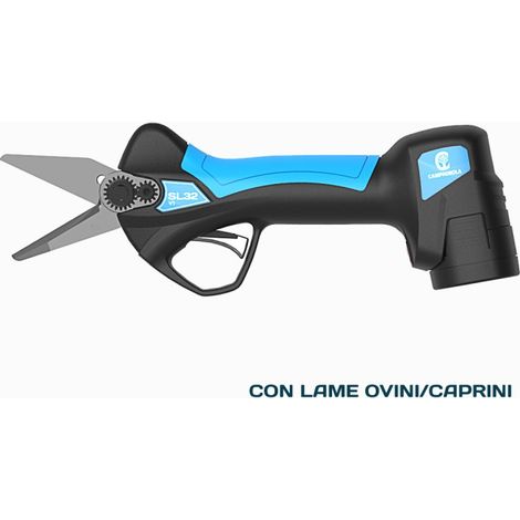 Sécateur électrique sans fil – Coupe jusqu’à 32 mm – Moteur brushless – Batterie Li-Ion 14,4V – Léger et ergonomique pour professionnels – Campagnola