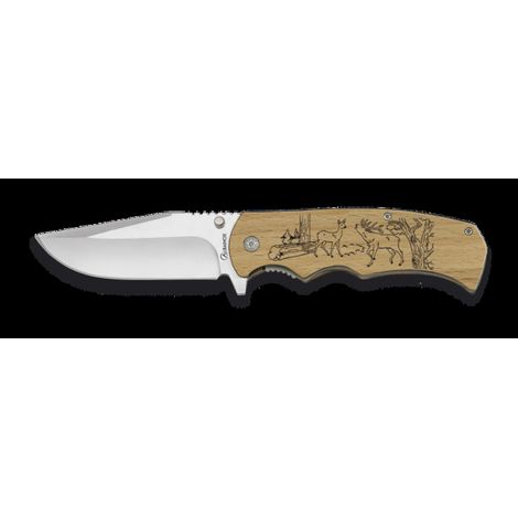 Coltello pieghevole Martinez Albainox 18256GR571 legno acciaio 8.8 cm