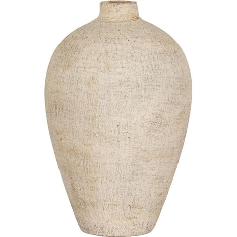 Morrow Medium Vase - Ceramic - L18 x W18 x H28 cm - Cream