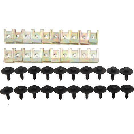 40 Attaches de Protection de Soubassement Moteur, Clips de Cache de Boîte de Vitesses, Fixations de Garde-Boue pour R50 R52 R53 R55 R56 R57 R60 (1/5)