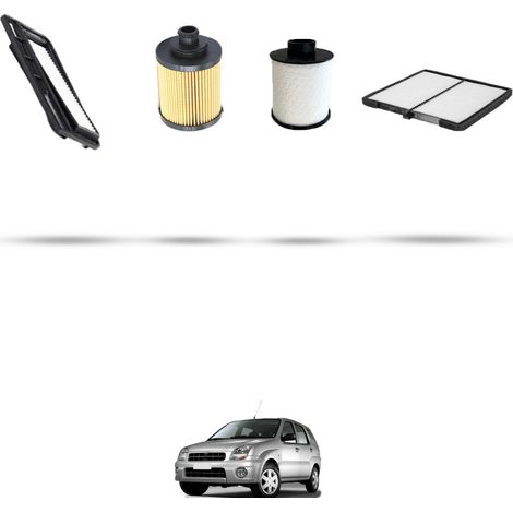 Kit tagliando 4 filtri compatibile con Subaru Justy III 1.3 Turbodiesel 51kw dal 2003 (1/5)