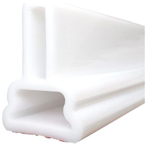 Barriera d'acqua pieghevole da 2 m per doccia, per mantenere l'acqua all'interno del box doccia, in silicone, per bagno e cucina. (1/5)