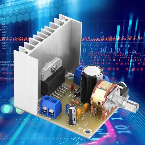 Carte d'amplificateur audio stéréo double canal TDA7297 15 W x 2, sans bruit, 9-15 V CC (1/5)