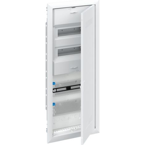 Tableau combiné encastré avec dormant et porte WIFI ventilée (2 rangées) 2CPX031400R9999 ABB D731400