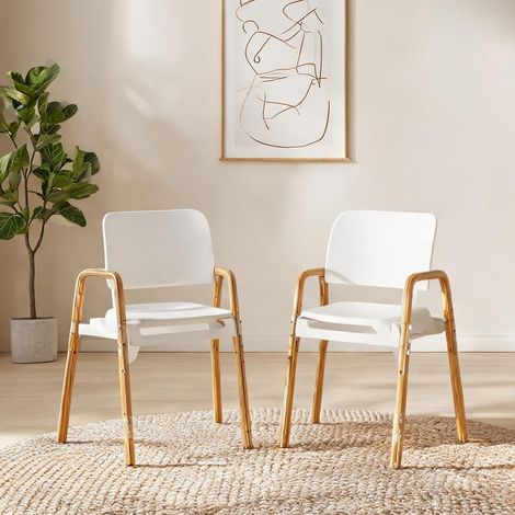Ensemble table et chaises enfant blanc 39 x 34 x 61,5 cm (1/5)