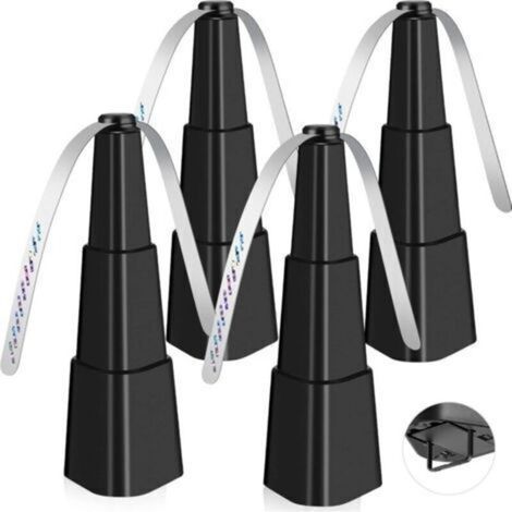 Lot de 4 éventails anti-mouches pour tables – Répulsif contre les mouches pour intérieur et extérieur – Portable et automatique pour pique-nique, restaurant, fête, maison (1/5)