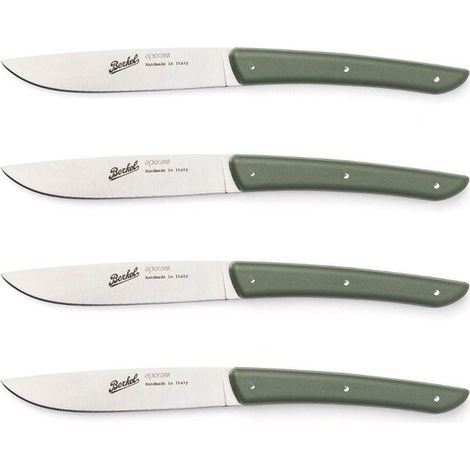 Berkel Set Coltelli da Bistecca 4 Pezzi Color Verde