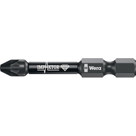 Wera 5x Bit 855/4 IMP DC PZD3 longitud 50 mm 1/4" E6,3 Impaktor DC - 5157662001