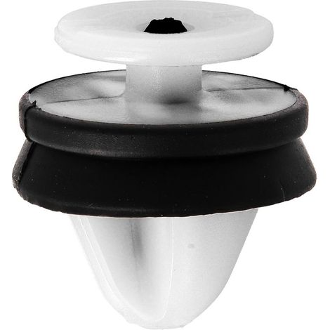 12 Pièces Clips Fixation Garniture Intérieur Porte Voiture 8.2mm, Attaches Panneau Carrosserie Universelles Noir et Blanc, Compatibles Renault Peugeot Citroën Fiat Nissan (1/3)