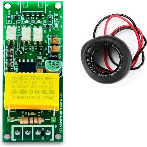 PZEM-004T Digitales Wechselstrom-Voltmeter, Amperemeter, Wattmeter, Netzfrequenz-Testmodul, TTL-Seriell-Pin-Version B