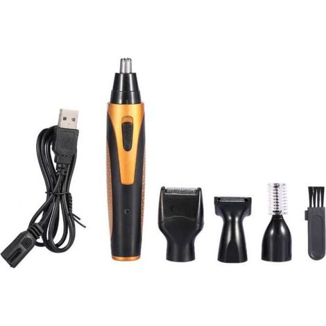 HOP - Rasoir 4 en 1 tondeuse rechargeables nez oreille Temple à cheveux barbe électrique pour hommes (1/3)