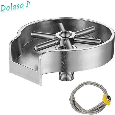 Robinet rinceur de verre automatique pour évier de cuisine – Pulvérisation rapide – Compatible avec tous types de tasses – Installation facile (1/3)