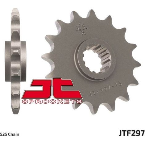 Pi帽贸n delantero JT F297-15, 15 dientes, tama帽o 525 (1/2)