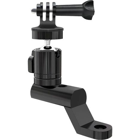 Support de rétroviseur de moto anti-vibrations en alliage d'aluminium avec interface 1/4" (1/5)