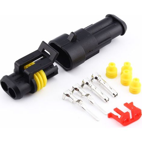 Connecteur de fil électrique étanche à 1, 2, 3, 4, 5 ou 6 broches pour voiture et camion (1/5)