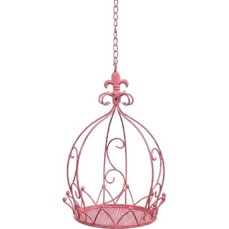 Support de jardinière Suspendu en Forme de Couronne, décoration de Patio, en métal, Design Vintage élégant, Pot de Fleurs Polyvalent pour la