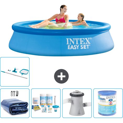 Intex Piscina Easy Set Redonda - 244x61 cm - 7-piezas S30392 (1/5)
