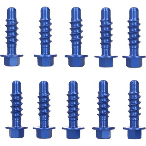Selbstschneidendes Schraubenset, blau eloxiert, kompatibel mit 125 150 200 EXC XC SXF EXCF XCF 1997-2020 (1/5)