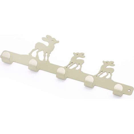 Appenditutto Capriolo 5 Posti metallo Nichel