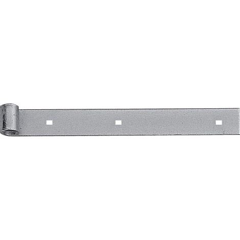 Penture droite en 35mm x 5 mm acier zingué 300 mm