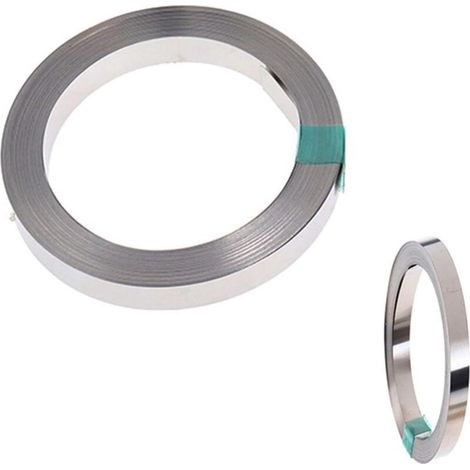 Nickelband, 8 x 0.15 mm Nickel Rayures,de la Pure, de Nickel,de Nickel, de Plaques de Bande Blattstreifen,pour Soudeur(10m) (1/5)