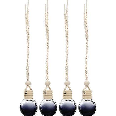 Lot de 4 flacons diffuseurs suspendus