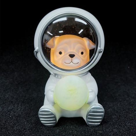 Veilleuse Astronaute - Statue En Résine Avec Éclairage Doux - Pour Bureau Chambre Enfants - 13,5 x 9,9 x 8,5 cm - 1 Pièce (1/3)
