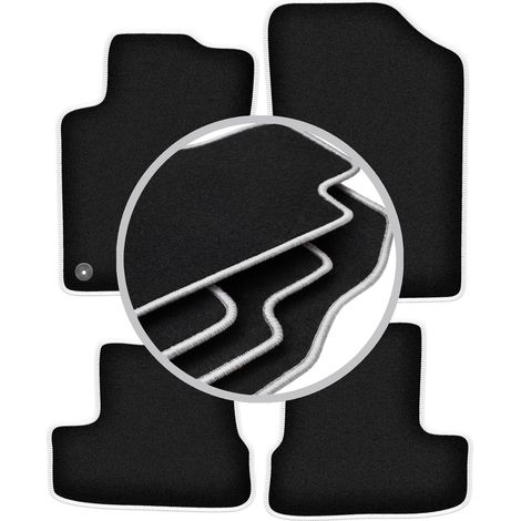 Carlux-silberne Automatten für: Peugeot 207CC Coupé, Cabrio (2006-2012) (1/5)