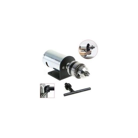 555 DC 12V/36V Drehmaschinenmotor, mit Miniatur-Handbohrfutter und Montagehalterung, Heimwerker-Werkzeugset