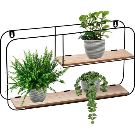 Metal wall shelf 52x105x29 cm (1/5)