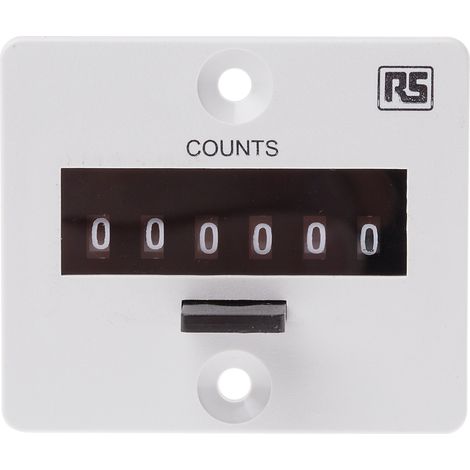 Compteur RS PRO Impulsion 24 V c.c. Numérique 6 digits ( Prix pour 1 ) (1/3)