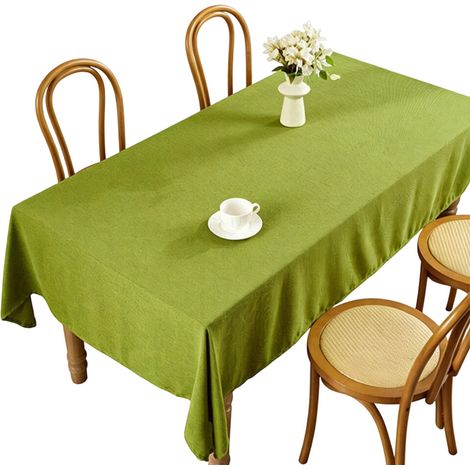 Tovaglia decorativa per la casa, - 140140 cm Verde
