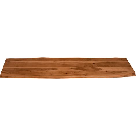 Tischplatte Baumkante Akazie Nuss 180 x 40 cm CURTIS (1/5)
